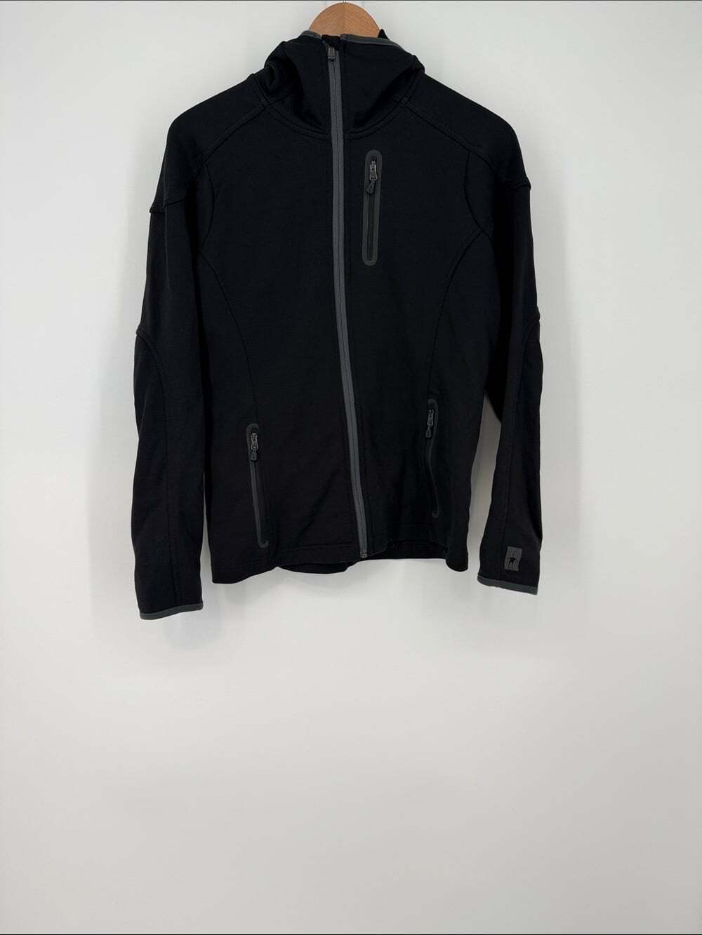 Smartwool Men's Black Hooded Softshell Jacket Size Medium